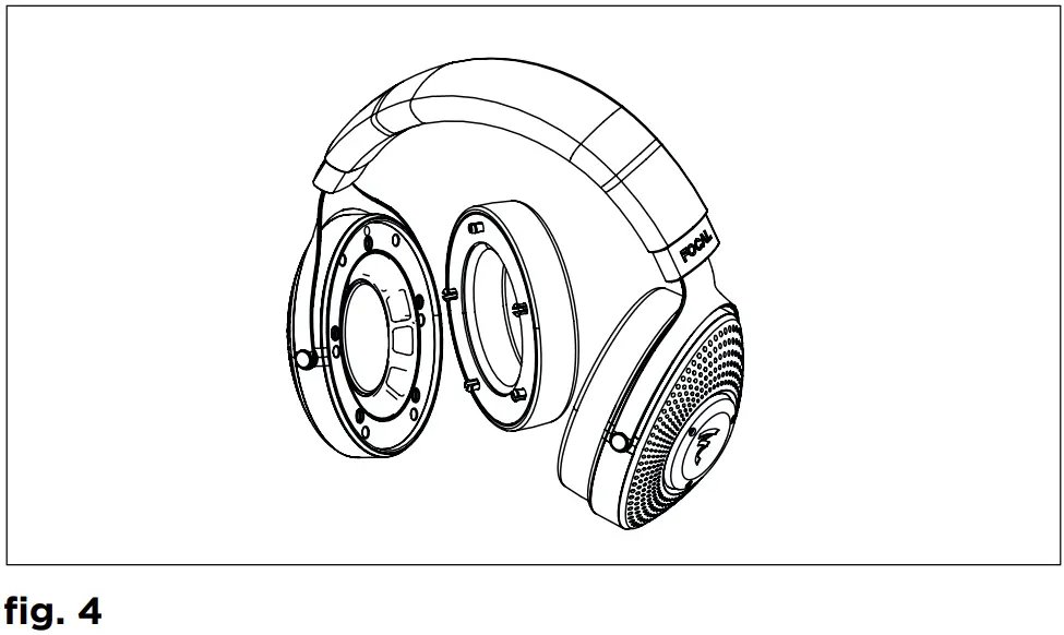 FOCAL ELEGIA Closed Back Over Ear Headphones - FIG 3