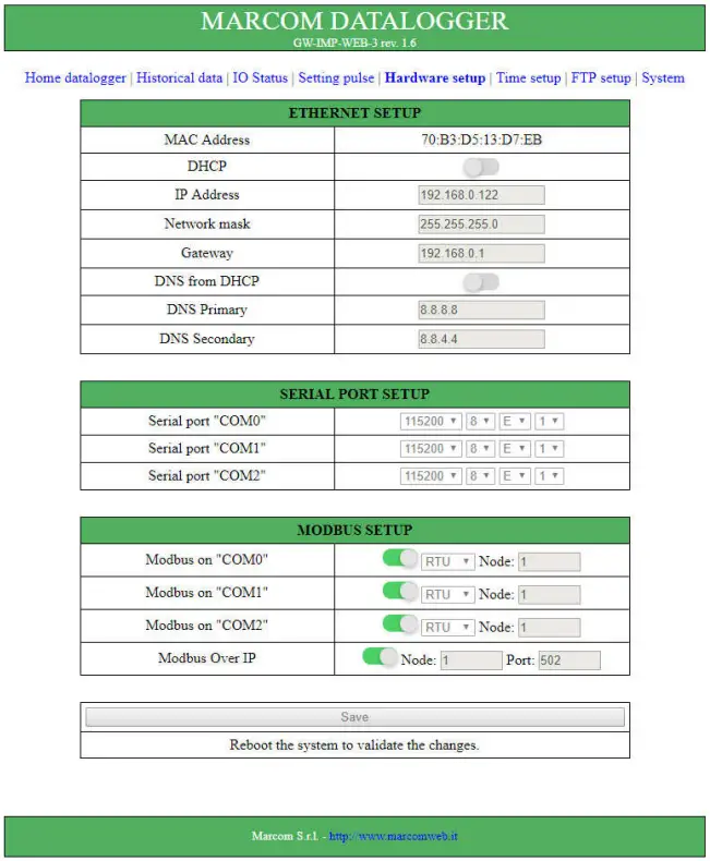 MarCom GW-IMP-WEB-4 Web Counter Datalogger-fig8