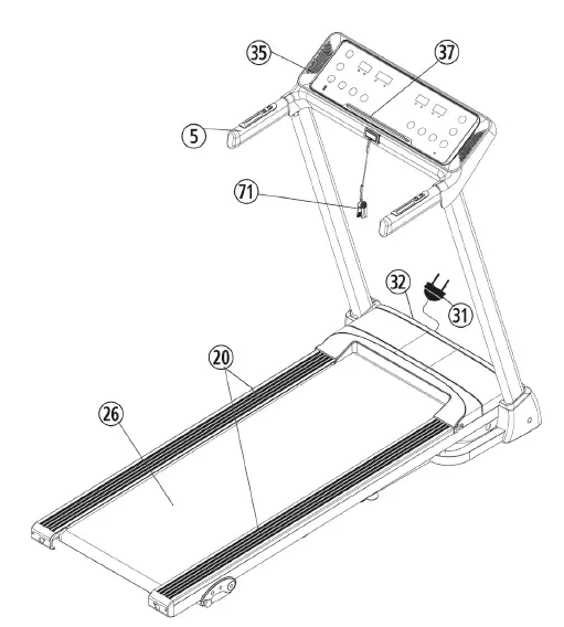 CHRISTOPEIT TM 650S Sport Treadmill fig 3
