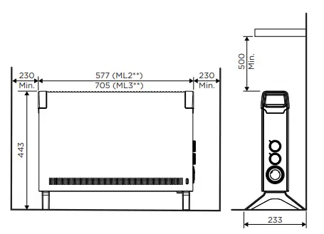 Dimplex ML2T 2kW Heater-1