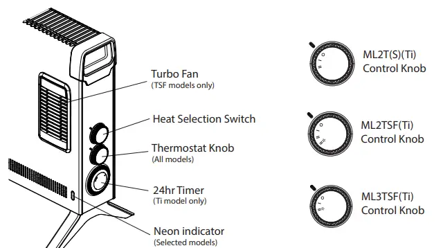 Dimplex ML2T 2kW Heater-3