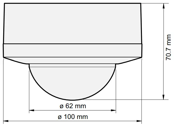 niko 353 752021 Presence Detector - Dimensions