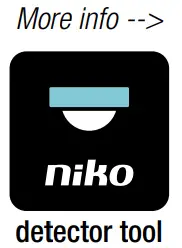 niko 353 752021 Presence Detector - detector tool
