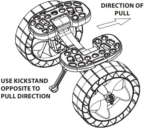 RAILBLAZA C Tug SandTrakz Cart - Figure 1