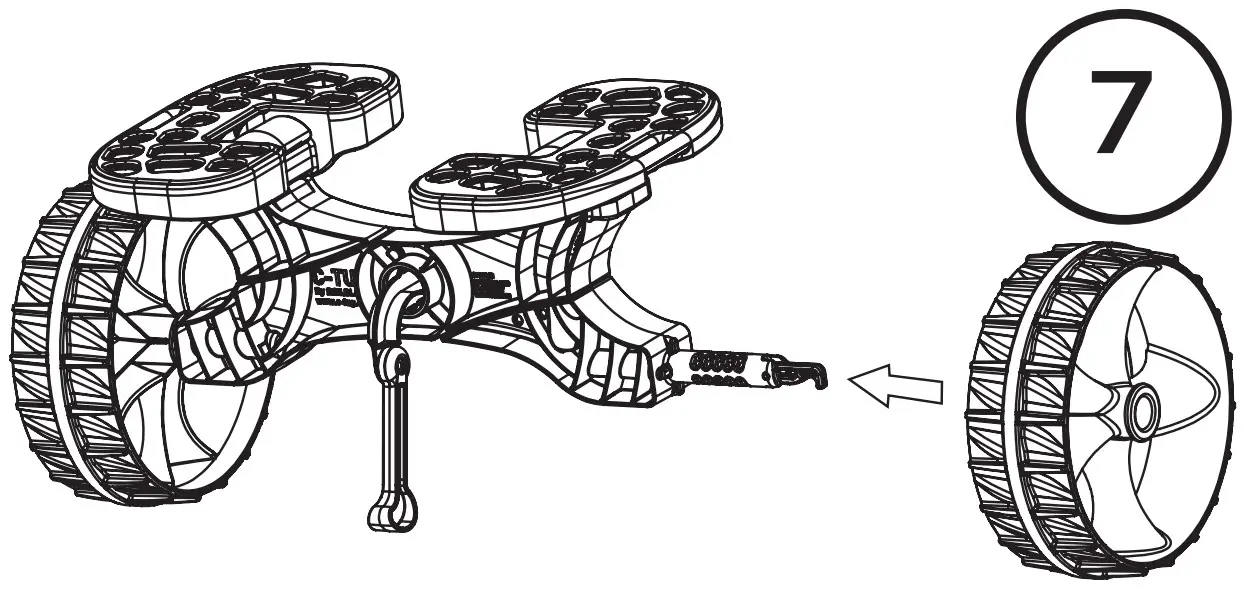RAILBLAZA C Tug SandTrakz Cart - Figure 8
