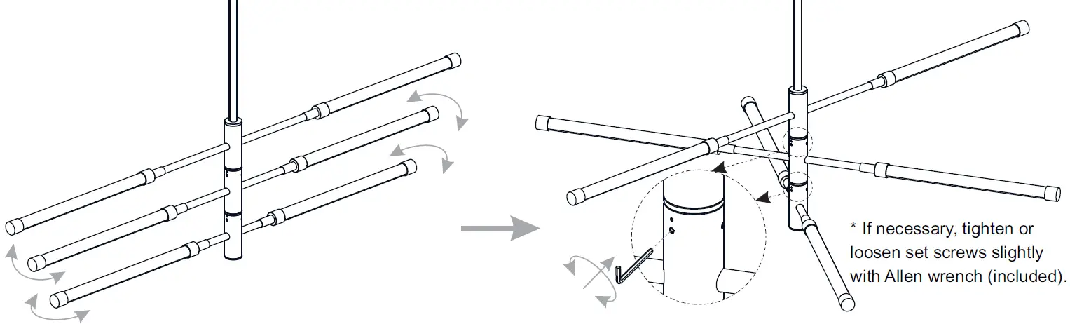 QUOIZEL-PCAZA340MBK-Azalea-LED-40-inch-Matte-Black-Island-Light-Ceiling-Light-Installation-Guide-FIG-11