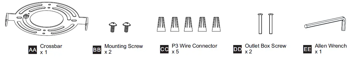 QUOIZEL-PCAZA340MBK-Azalea-LED-40-inch-Matte-Black-Island-Light-Ceiling-Light-Installation-Guide-FIG-3