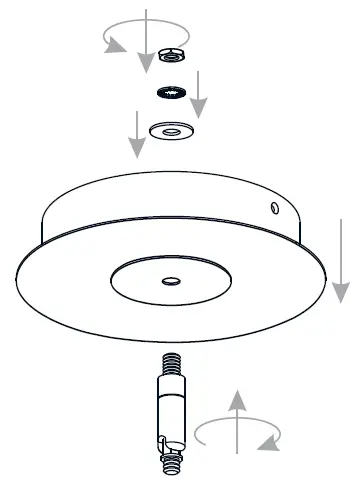 QUOIZEL-PCAZA340MBK-Azalea-LED-40-inch-Matte-Black-Island-Light-Ceiling-Light-Installation-Guide-FIG-5