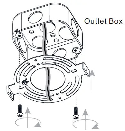 QUOIZEL-PCAZA340MBK-Azalea-LED-40-inch-Matte-Black-Island-Light-Ceiling-Light-Installation-Guide-FIG-8