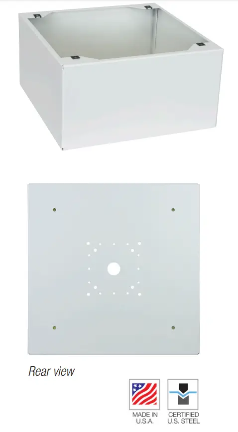 Lowell CB86-SGVPA Vandal Resistant Enclosure