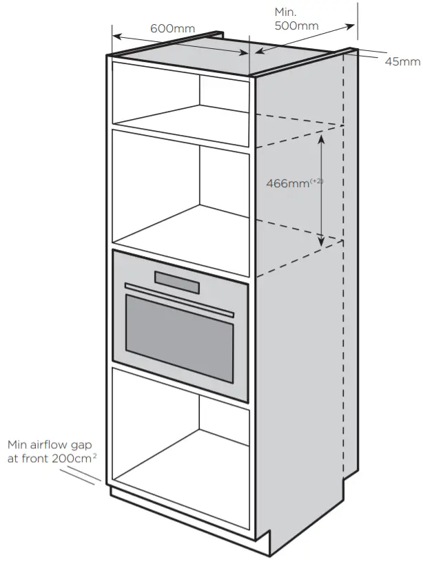 Westinghouse WMB2522SC MICROWAVE OVEN - Built-in