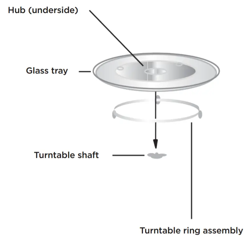 Westinghouse WMB2522SC MICROWAVE OVEN - TURNTABLE