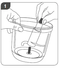 tommee tippee Quick Chop Baby Food Blender fig 2