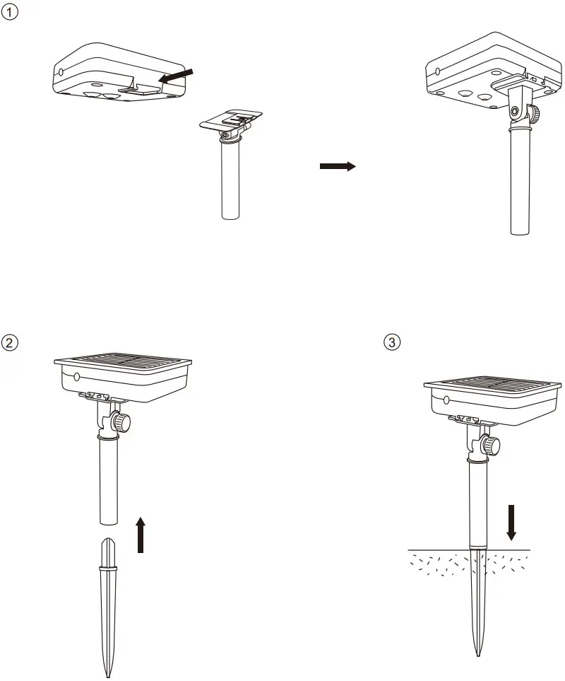 anko 150LT Solar Powered Icicle String Lights - Assembly