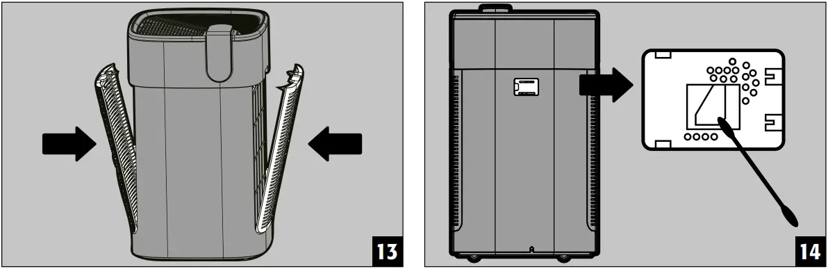 PURIFIAIR.620 - Cleaning the particle sensor