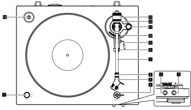 Pioneer PL-30-K Audiophile Stereo Turntable with Dual-Layered (7)