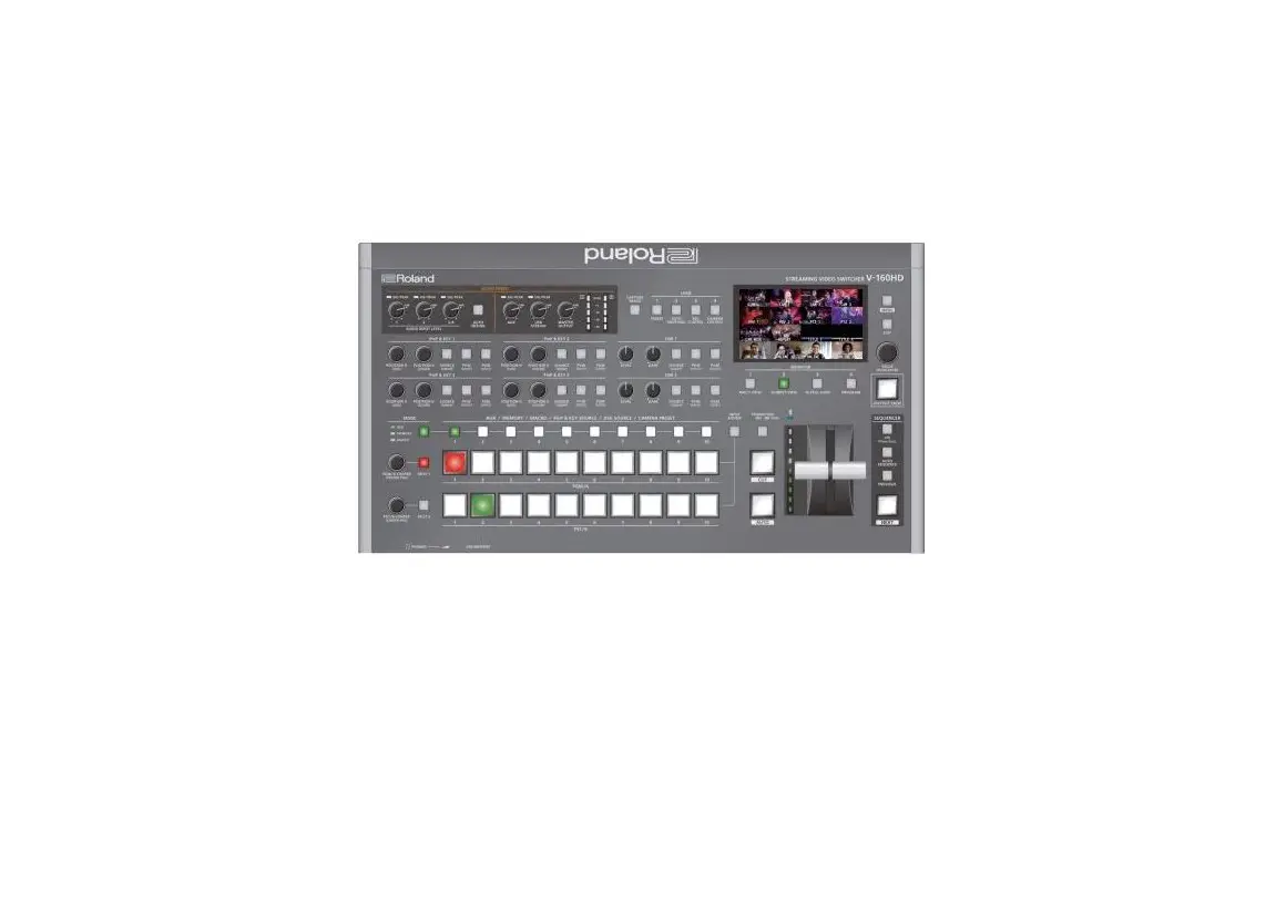 Roland V-160hd Streaming Video Switcher User Guide