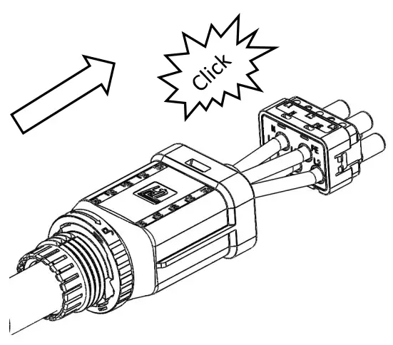 RENAC R3 15K DT Solar Inverter - part of AC connector