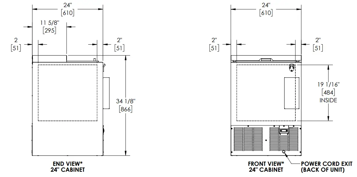 Perlick BC24 BC Series Flat Top Bottle Cooler - fig 2