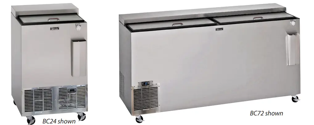 Perlick BC24 BC Series Flat Top Bottle Cooler - fig