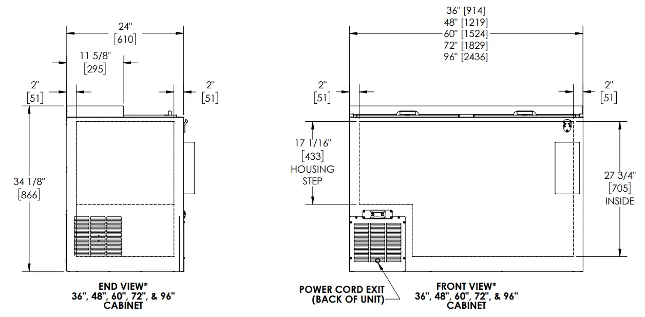Perlick BC24 BC Series Flat Top Bottle Cooler - icon 2