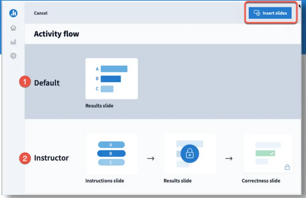 Poll Everywhere Activity Flow Types