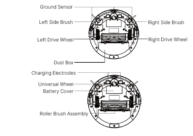 MODENA RV 6040 GXBK Robot Vacuum Cleaner-3