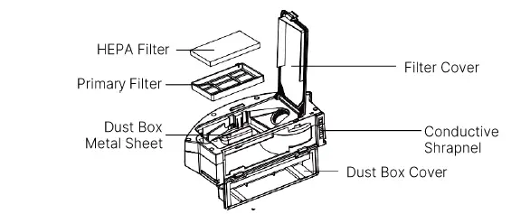 MODENA RV 6040 GXBK Robot Vacuum Cleaner-5