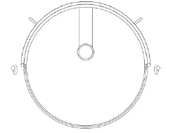 MODENA RV 6040 GXBK Robot Vacuum Cleaner-8