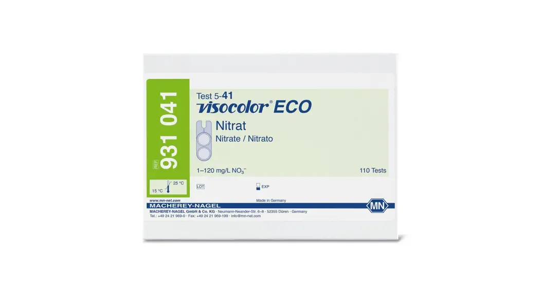 Macherey-nagel Visocolor Eco Ammonium 3 Test Kit User Manual Macherey-nagel Visocolor Eco Ammonium 3 Test Kit User Manual
