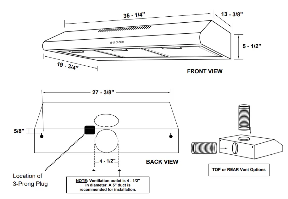 COSMO-COS-5MU36-36-Inch-Under-Cabinet-Range-Hood-2