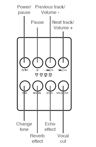 VALORE-BTS39-Wireless-Portable-Family-Karaoke-System-fig-1