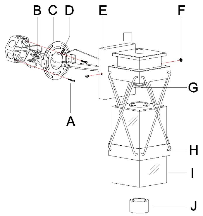 Uolfin EEQUJB-LWS2875W-W8 1 Light Outdoor Wall Light - fig 3