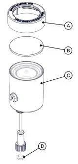 Kasco LED3C11, LED6C11 WaterGlow Composite-Parts Included