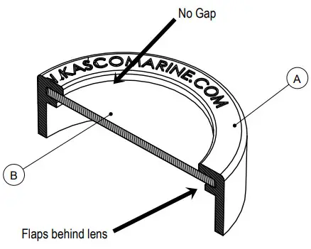 Kasco LED3C11, LED6C11 WaterGlow Composite-Step 2 (Optional)