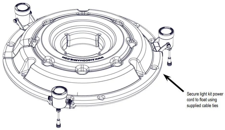 Kasco LED3C11, LED6C11 WaterGlow Composite-Step 6
