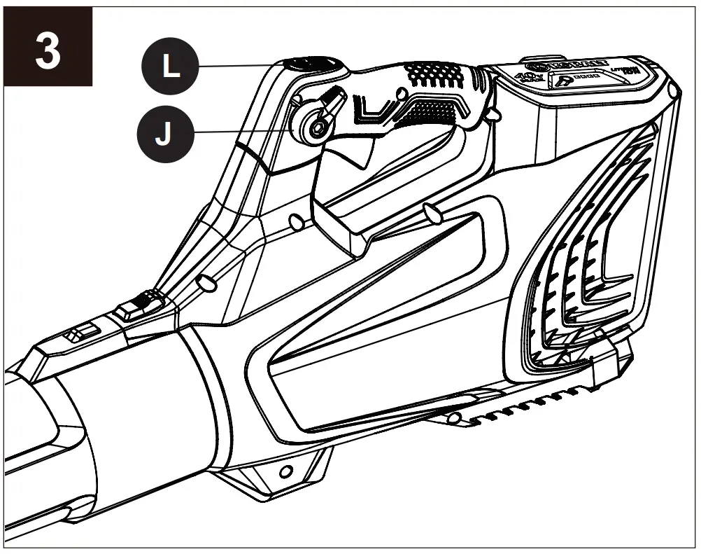 KOBALT KB 4840-06 Handheld Cordless Electric Leaf Blower Instruction Manual - Operation Instructions