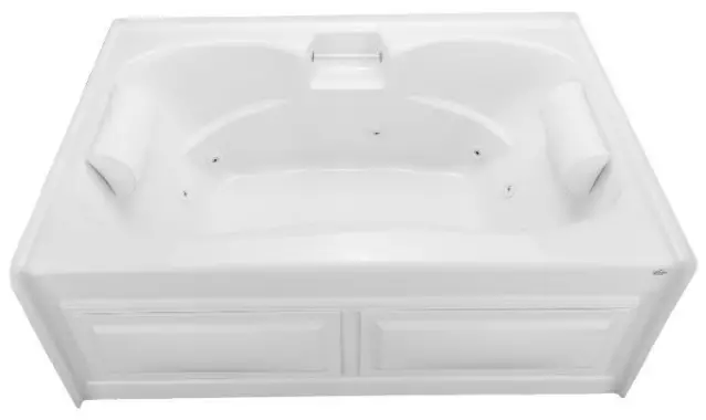 Laurel Mountain ALCOVE PLUS 60 X 42 Inch Skirted Acrylic Combo Bath