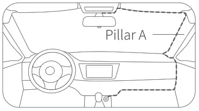 xiaomi 70mai Rearview Dash Cam Wide - installation 3