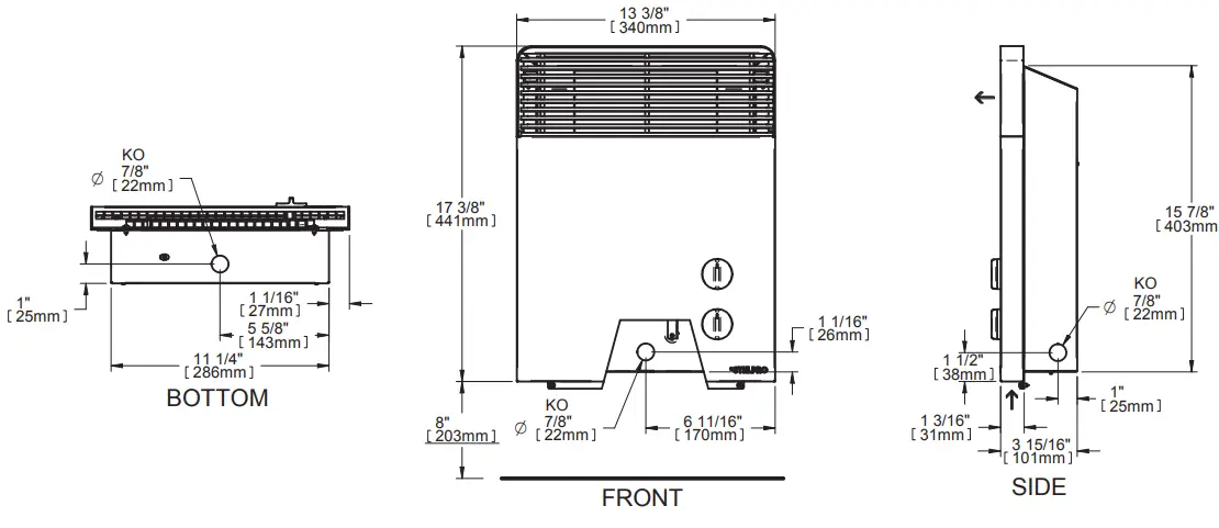 STELPRO-Sil2030-Series-Bathroom-Fan-Heater-fig 1
