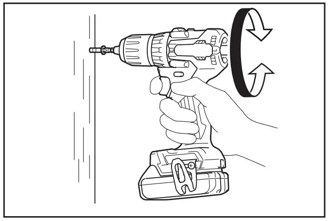 Makita Cordless Driver Drill XFD15 -Using the tool