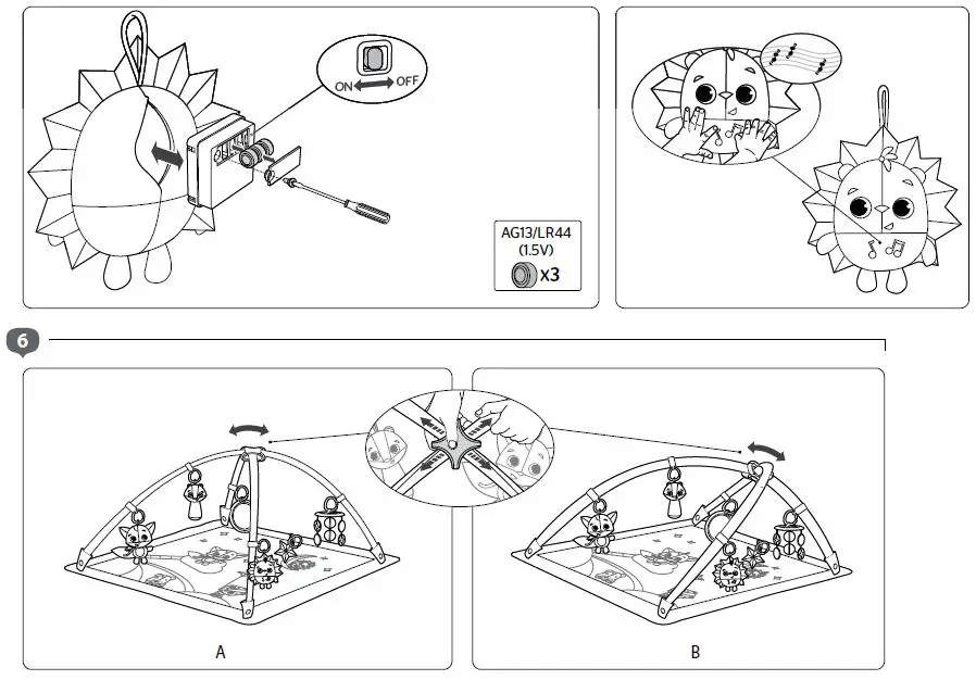 Tiny-Love-120590E001-OM-Plus-Black-and-White-Gymini-Playmat-FIG-2