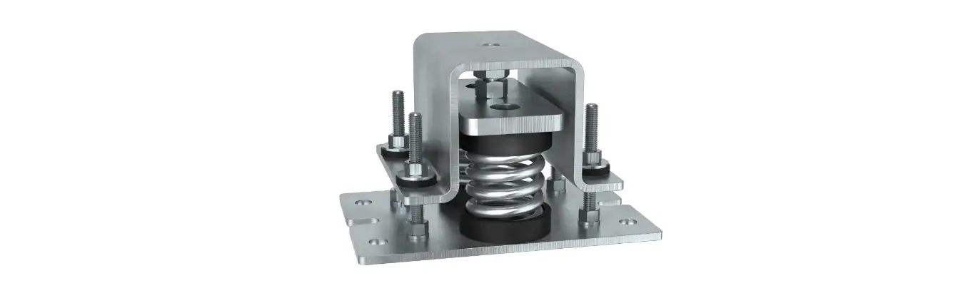Vibrasystems Smsr-b-bf-bt Deflection Seismic Restrained Open Spring Isolator W-mounting Bolt Instruction Manual Vibrasystems Smsr-b-bf-bt Deflection Seismic Restrained Open Spring Isolator W-mounting Bolt Instruction Manual