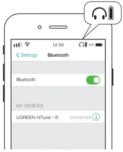 Earbuds Battery Level & Charging