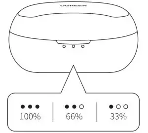 CHARGING CASE BATTERY LEVEL