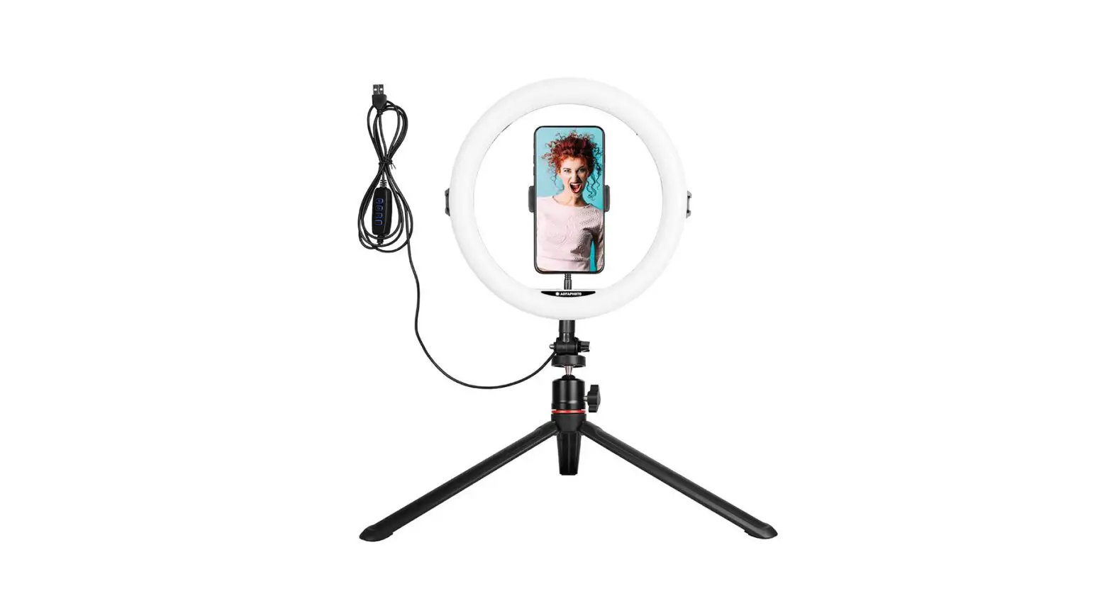 Agfaphoto Arl11 Ring Light And Tabletop Tripod User Manual