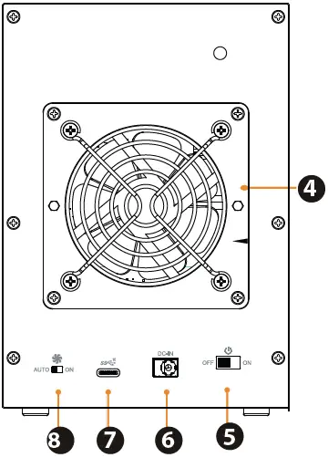 OYEN-DIGITAL-5FU3-C50T-50TBFortis5C-5-Bay-USB-C-External-Drive-Array-FIG-2