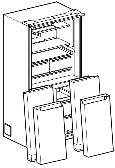 KitchenAid KRQC506MPS French Door Bottom Mount Refrigerator -
