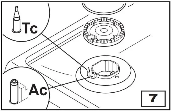 Hoover 90cm Dual Fuel Range Cooker HGD9395BL User Manual - Check that the heads burners and the relative burner caps