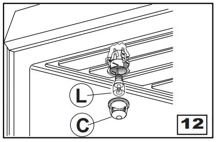Hoover 90cm Dual Fuel Range Cooker HGD9395BL User Manual - Lamp holder type 2